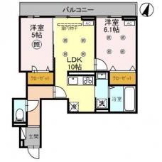 Noble Villa針ヶ谷の間取り図