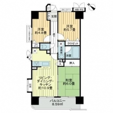 ライオンズプラザ赤羽の間取り図