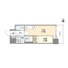 リアンシエルブルー田端の間取り図