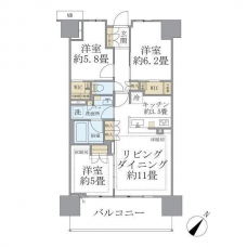 Ｂｒｉｌｌｉａ南浦和 の間取り図