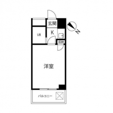 シルフィード西川口Ⅱの間取り図