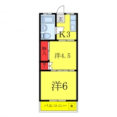 ハイム大竹の間取り図