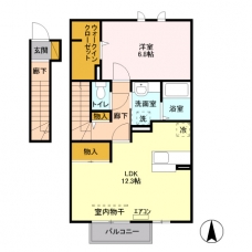 ルピナス 弐番館の間取り図