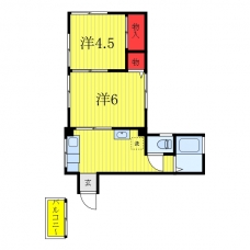 東京ハイツの間取り図