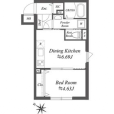 ＳＯＬＡＳＩＡ　ｒｅｓｉｄｅｎｃｅ南大塚の間取り図