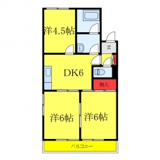クレイドル新和の間取り図