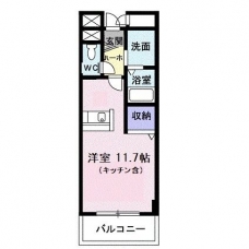 フレール与野本町の間取り図