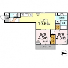 ラリュール小茂根の間取り図