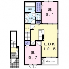 テゾーロⅡの間取り図