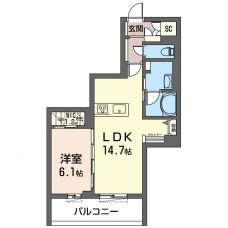 ヴィアソーレの間取り図