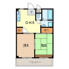 メゾン長栄Ⅱの間取り図