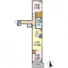 セレスティア谷中の間取り図