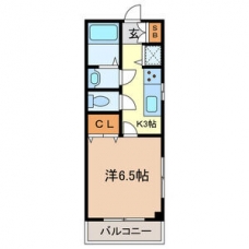 エーエムハイツの間取り図