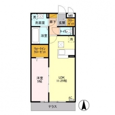 セピアコートの間取り図