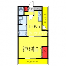 山一東尾久ステーツの間取り図