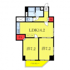 小豆沢ローズハイムの間取り図