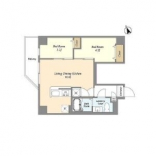 アルファコート青井の間取り図