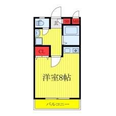 ハイツ日興の間取り図