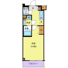 アンベリール大山WESTの間取り図