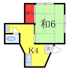 田口荘の間取り図
