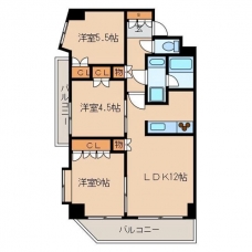 レジディア文京音羽の間取り図