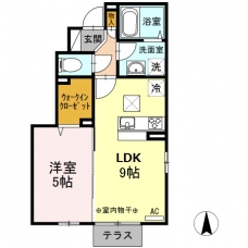 リバーサイド　ホシノ　Ⅴの間取り図