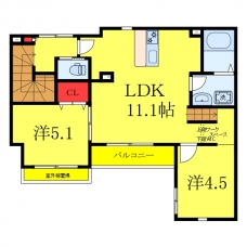 アリビオ板橋の間取り図