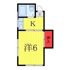 ハイツ西村の間取り図