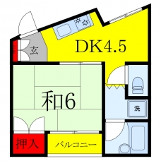 なり駒第3ビルの間取り図