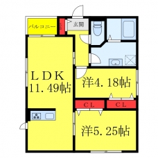 アーツ駒込の間取り図