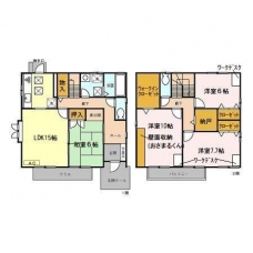 蓮見貸家　11号棟の間取り図