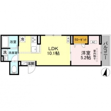 セレスティア上十条の間取り図