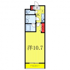 クレール志村の間取り図