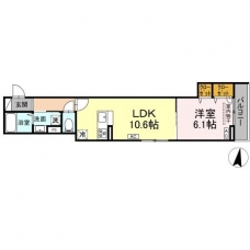 セレスティア向山の間取り図