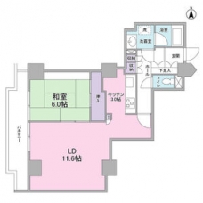 文京グリーンコートビュータワー本駒込の間取り図
