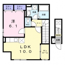 ヴィラ・アルモニアの間取り図