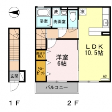Mer veille（メルヴェーユ）の間取り図