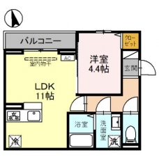 トリシア浦和の間取り図