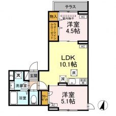 グラナーデ興野の間取り図