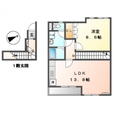 ＥＴＯＩＬＥｍａｅｋａｗａ（エトワール前川）の間取り図