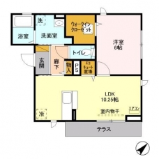 クレールの間取り図
