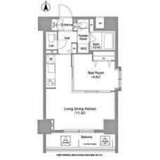 コンフォリア町屋の間取り図