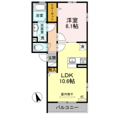 シャイン　ホームの間取り図