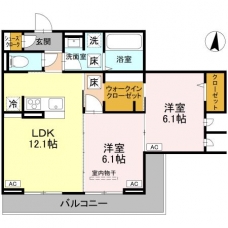 ノーブルパレス芝中田の間取り図