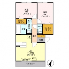 メゾン ド キノエの間取り図