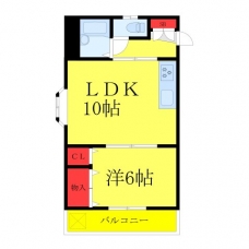 カーサ栄の間取り図