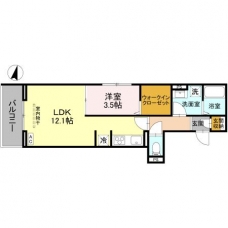 Noble villa鹿手袋　Bの間取り図