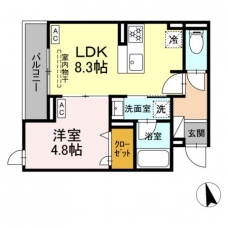 セレスティア栗原Ⅱの間取り図