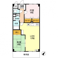 グランデ朝日の間取り図