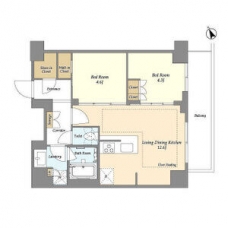 オアーゼ日暮里レジデンスの間取り図